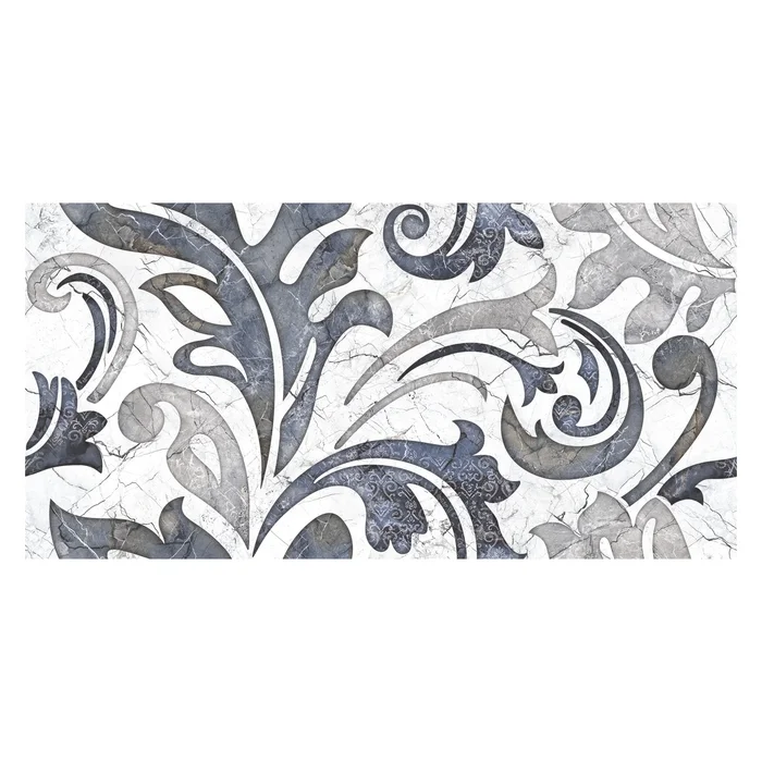 ELEGANT 30X60 ANTRASİT DAMASK DEKOR